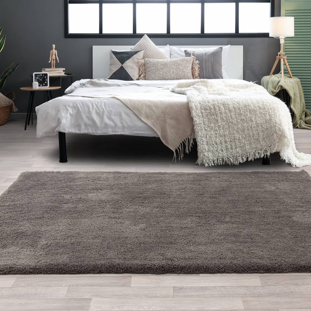 Lulu Soft Touch Rug 080x150cm Charcoal Rug