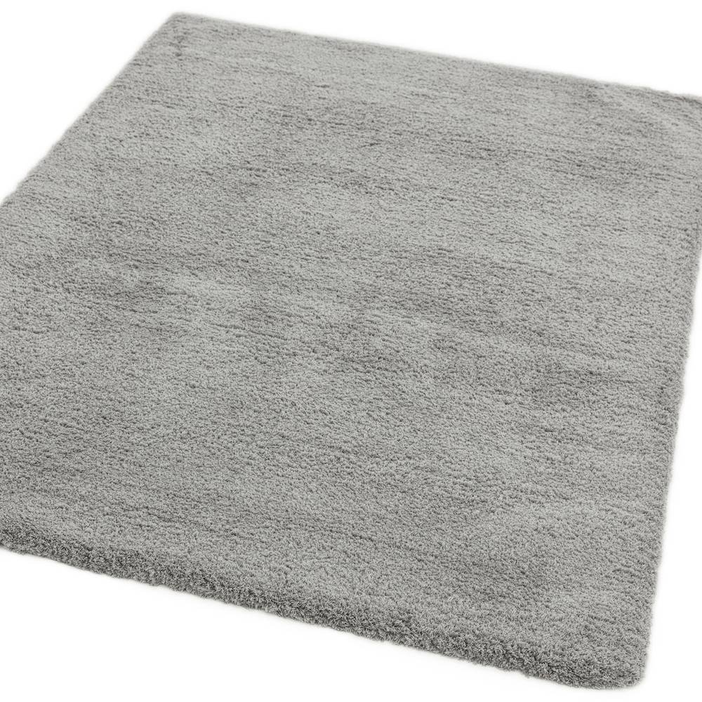 Lulu Soft Touch Rug 120x170cm Silver Rug