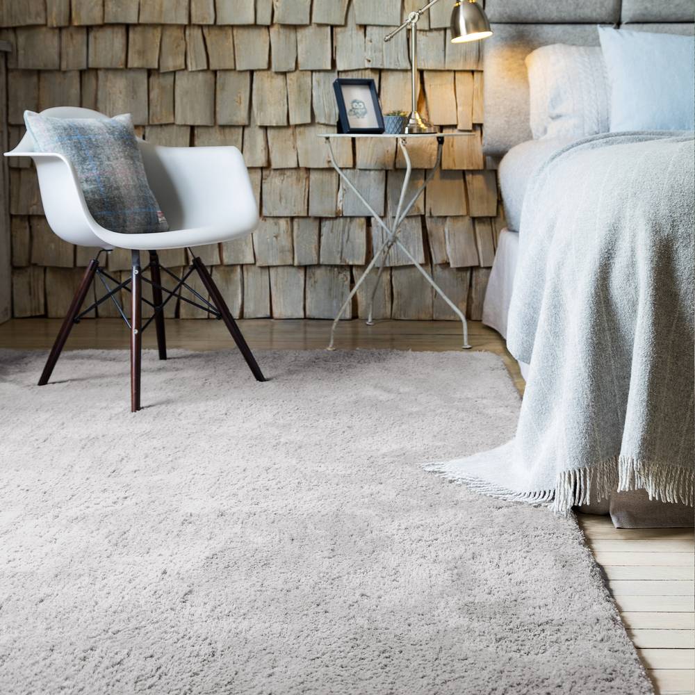 Lulu Soft Touch Rug 120x170cm Silver Rug