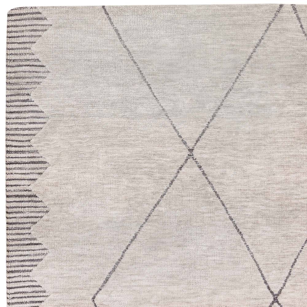 Mason 200x290cm Diamond Grey Rug