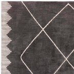 Mason 200x290cm Diamond Black Rug