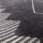 Mason 200x290cm Diamond Black Rug