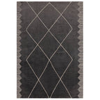 Mason 200x290cm Diamond Black Rug