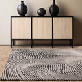 Mason 200x290cm Magnitude Black Rug