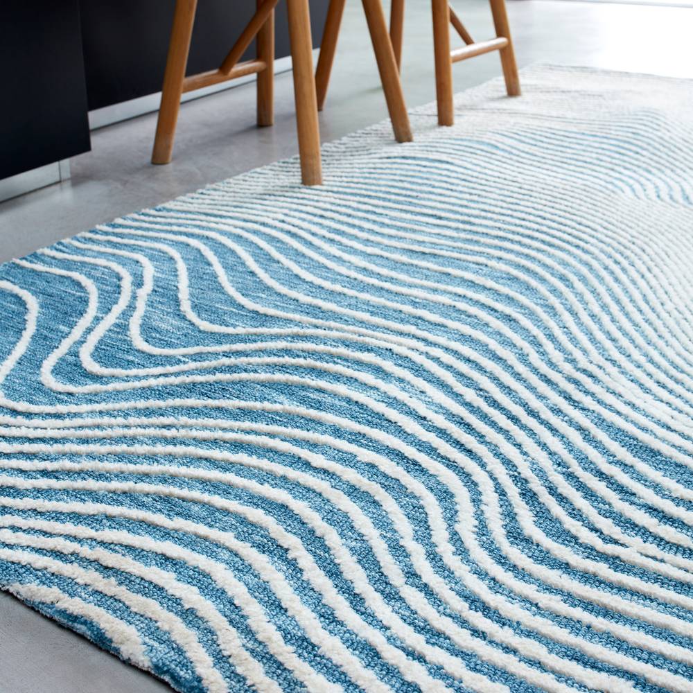 Mason 200x290cm Magnitude Blue Rug