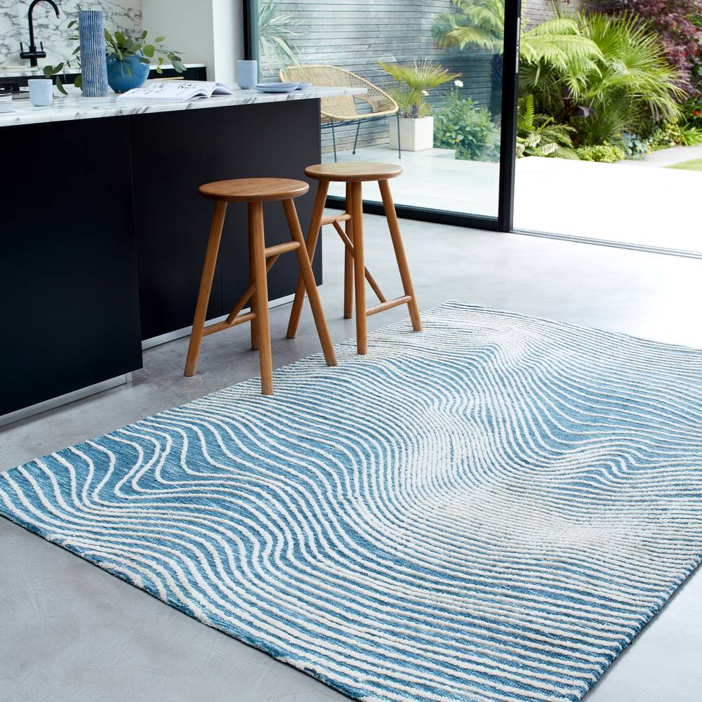 Mason 200x290cm Magnitude Blue Rug
