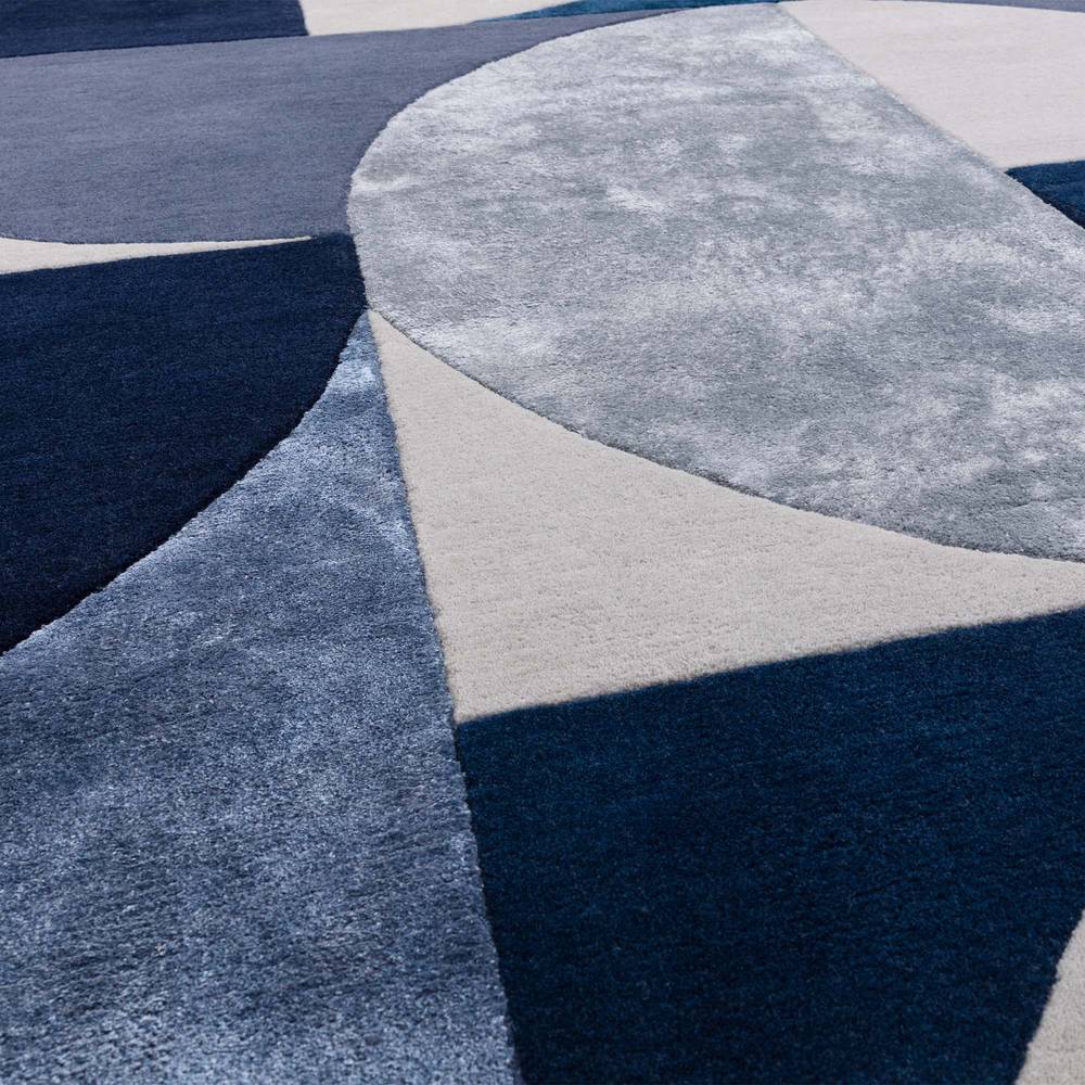 Matrix 160x230cm 74 Oval Indigo Rug