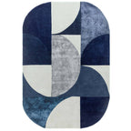 Matrix 160x230cm 74 Oval Indigo Rug