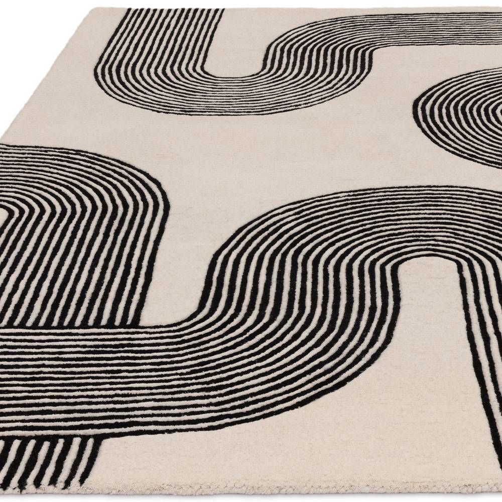 Matrix 200x300cm 87 Arches Black Rug