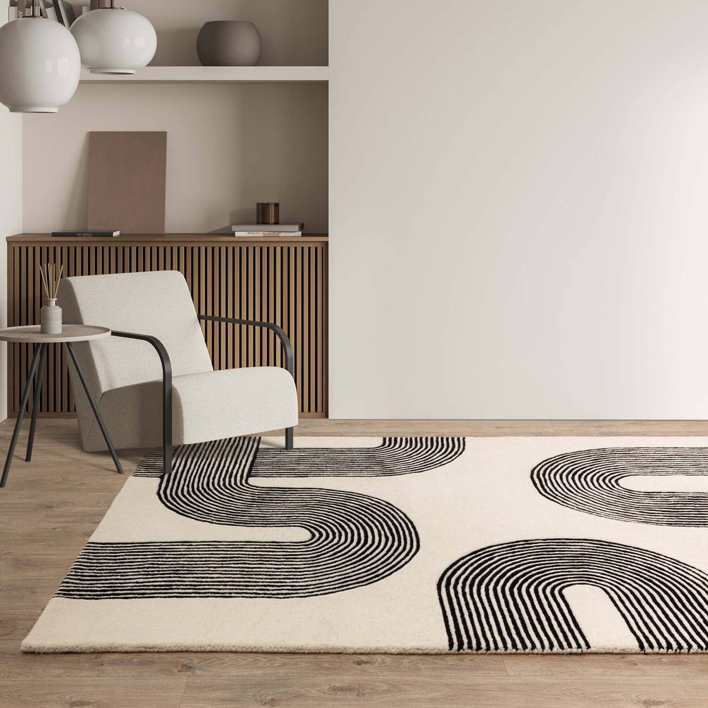 Matrix 200x300cm 87 Arches Black Rug