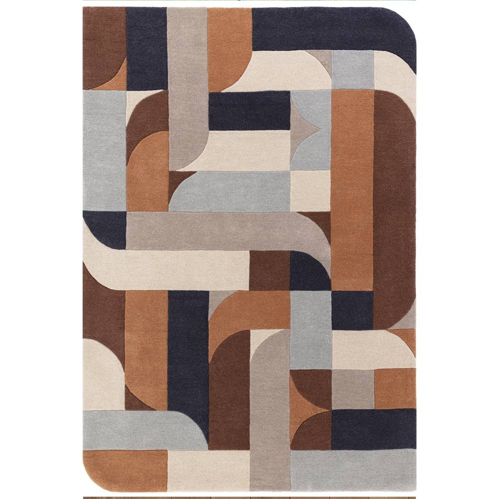 Matrix 160x230cm 88 Klotski Terracotta Rug
