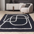 Matrix 160x230cm 94 Infinity Charcoal Rug