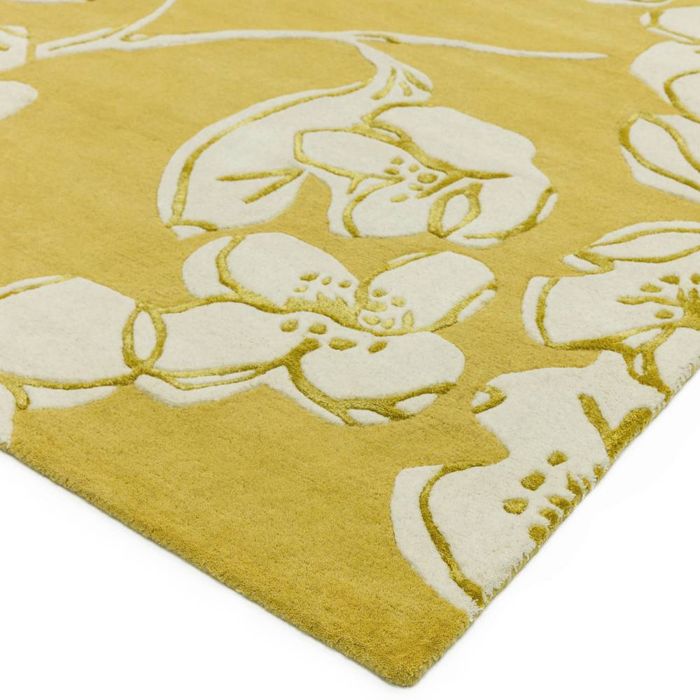 Matrix Rug 200x300cm 15 Devore Yellow Rug