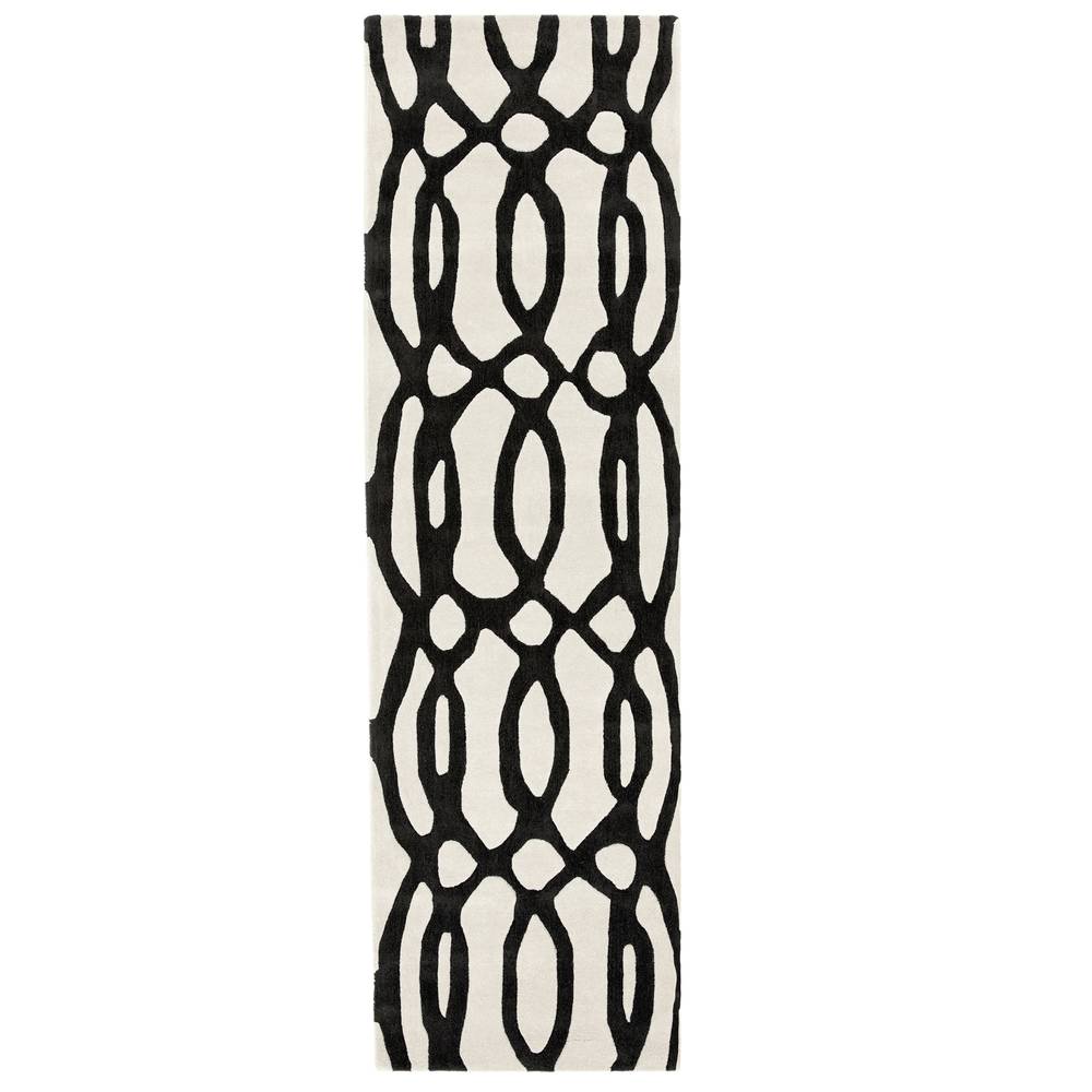 Matrix Runner 070x240cm 35 Wire White Rug