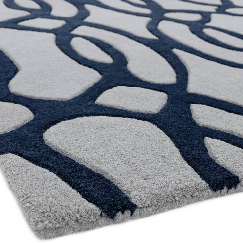 Matrix Rug 160x230cm 36 Wire Blue Rug