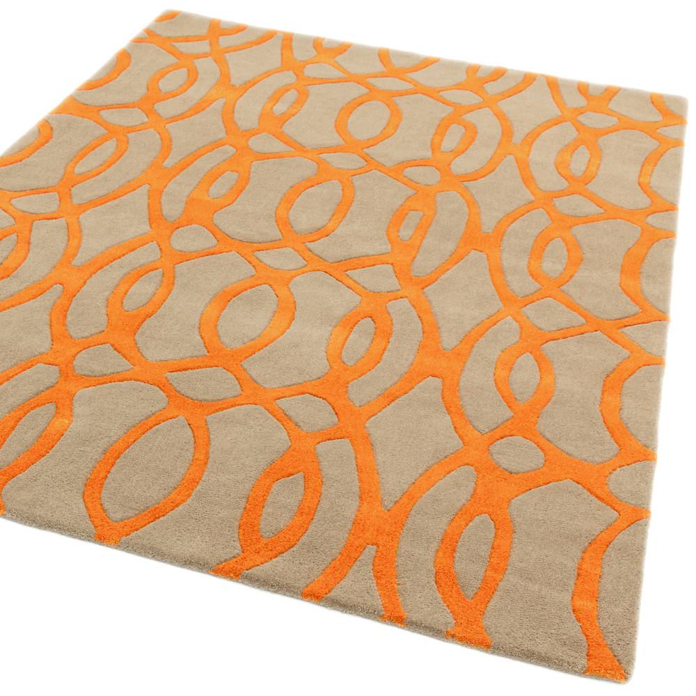 Matrix Rug 200x300cm 37 Wire Orange Rug