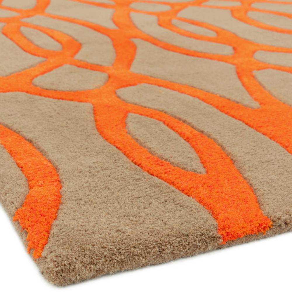 Matrix Runner 070x240cm 37 Wire Orange Rug