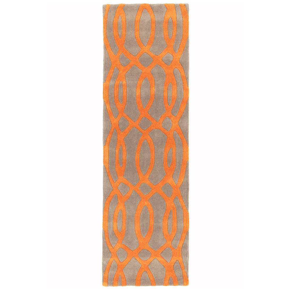 Matrix Runner 070x240cm 37 Wire Orange Rug