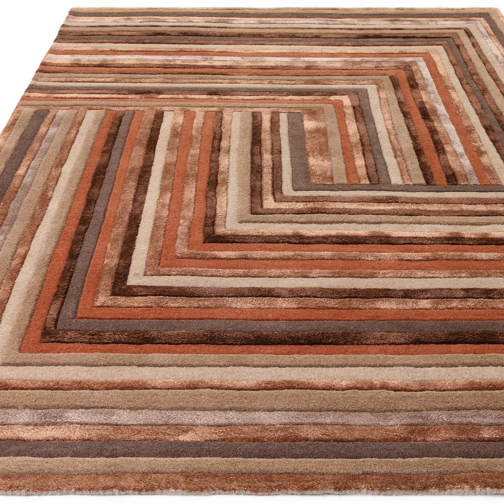 Matrix 120x170cm 80 Network Terracotta Rug