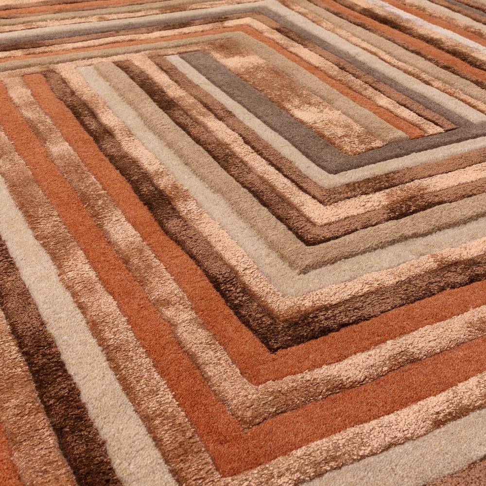 Matrix 200x300cm 80 Network Terracotta Rug