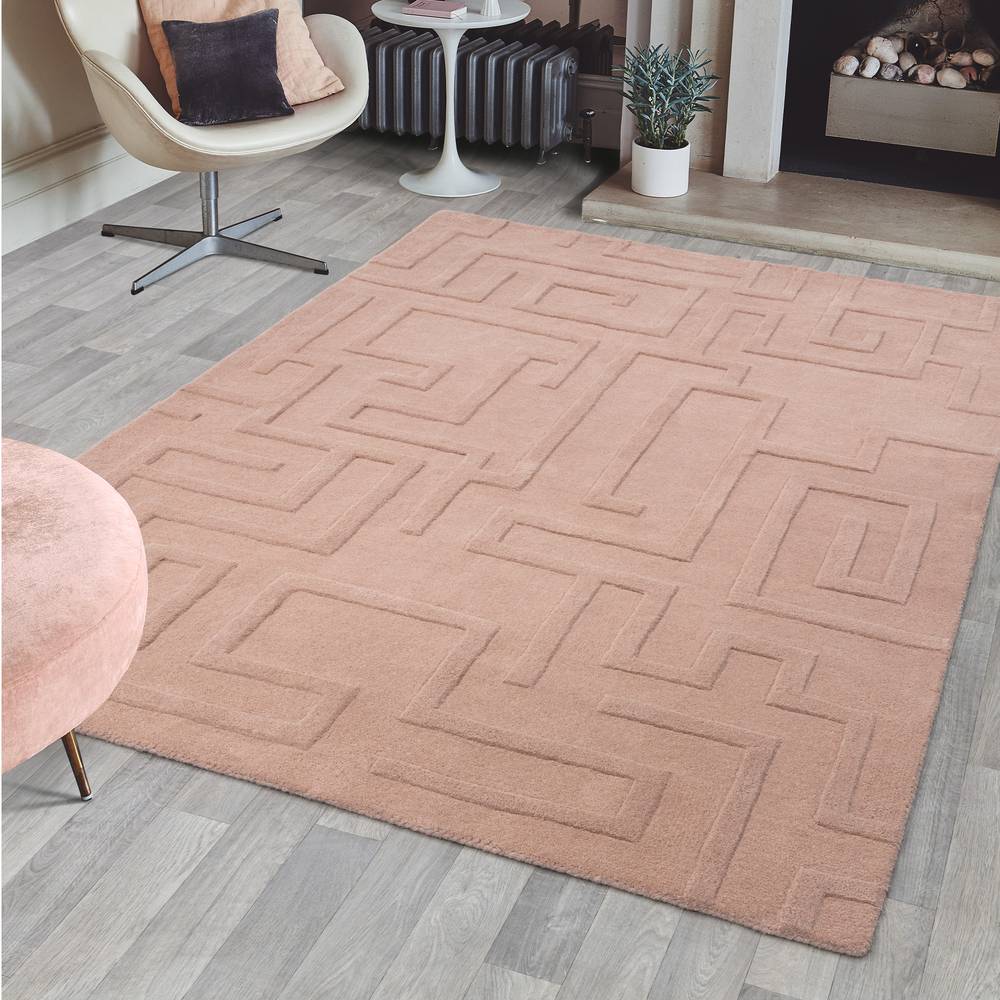 Maze 200x290cm Blush Rug