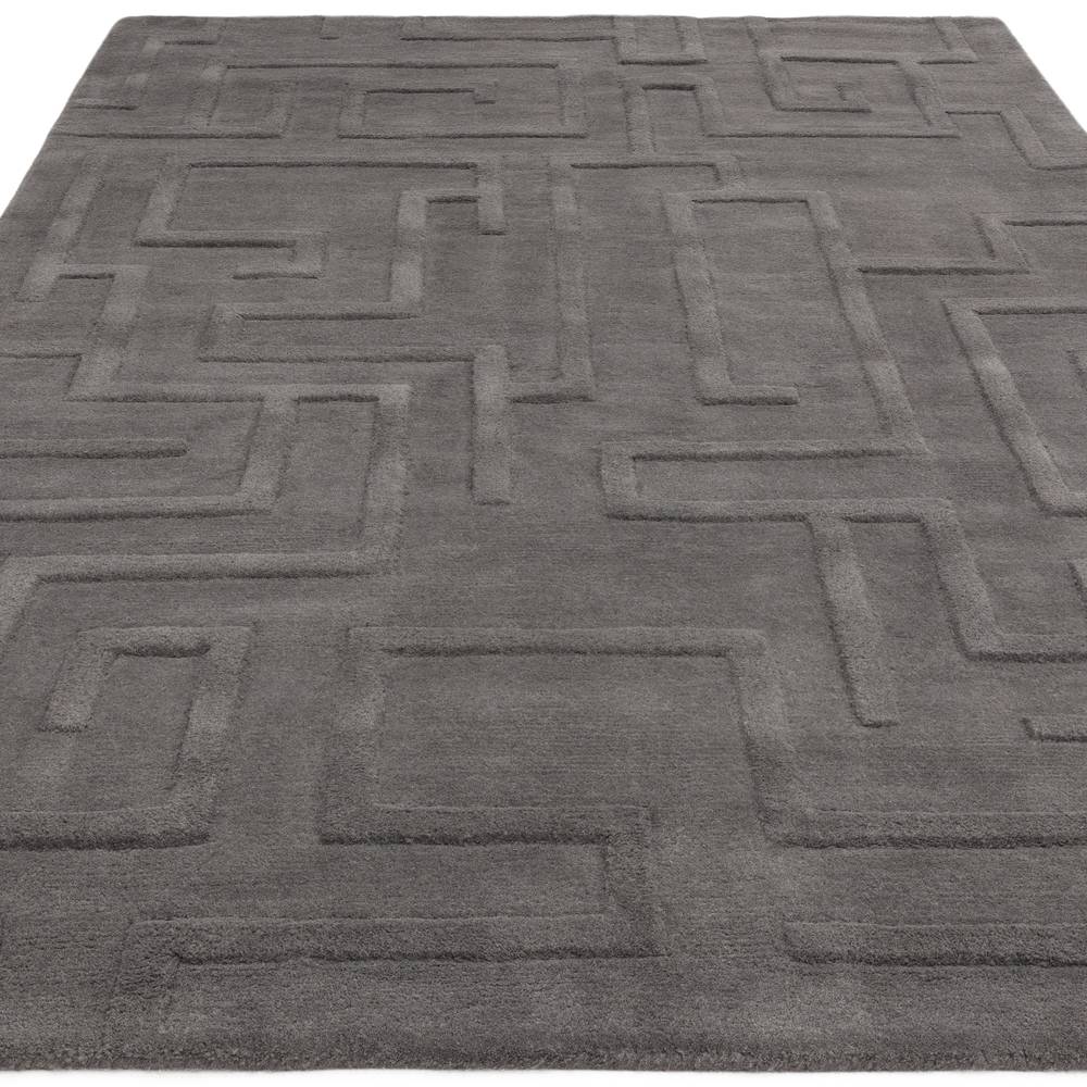 Maze 200x290cm Charcoal Rug