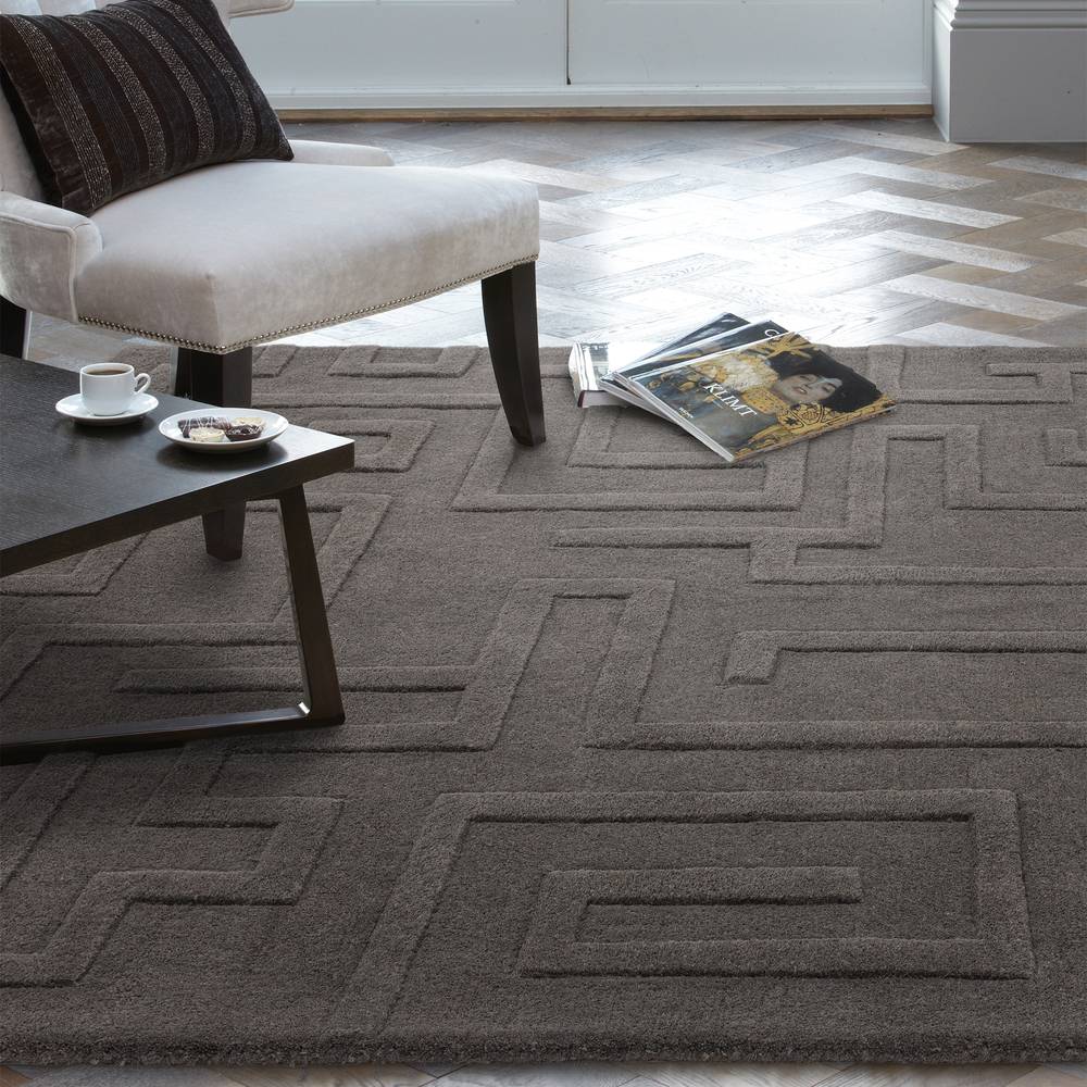 Maze 200x290cm Charcoal Rug