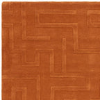 Maze 200x290cm Rust Rug