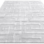 Maze 120x170cm Silver Rug
