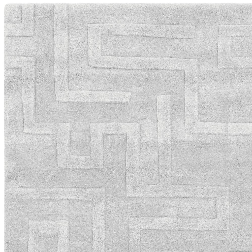 Maze 120x170cm Silver Rug