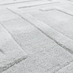 Maze 120x170cm Silver Rug