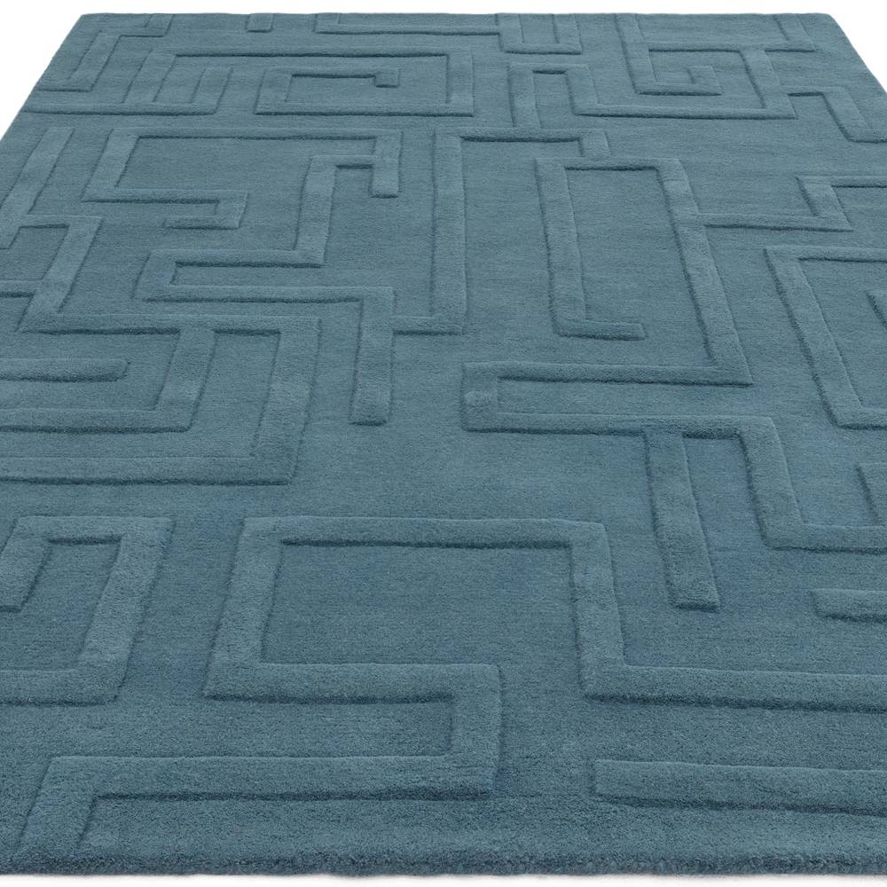 Maze 120x170cm Teal Rug