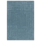 Maze 200x290cm Teal Rug