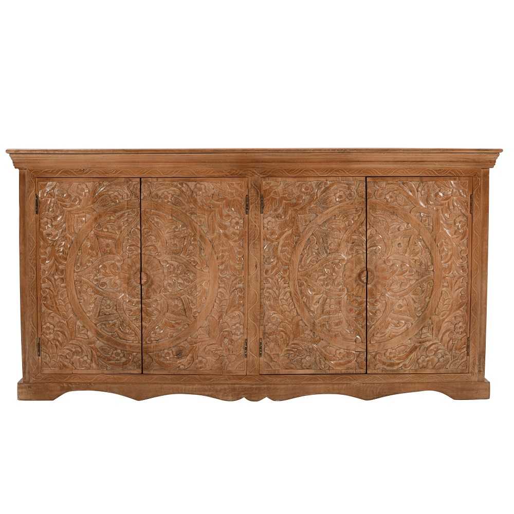 Artwork Mango Wood Sideboard Xl
