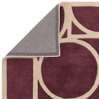 Metro  200x290cm Plum Rug