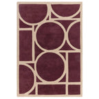 Metro  120x170cm Plum Rug