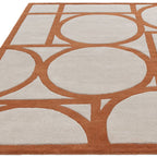 Metro  120x170cm Rust Rug