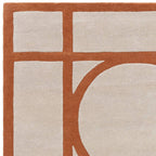 Metro  200x290cm Rust Rug