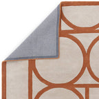 Metro  160x230cm Rust Rug