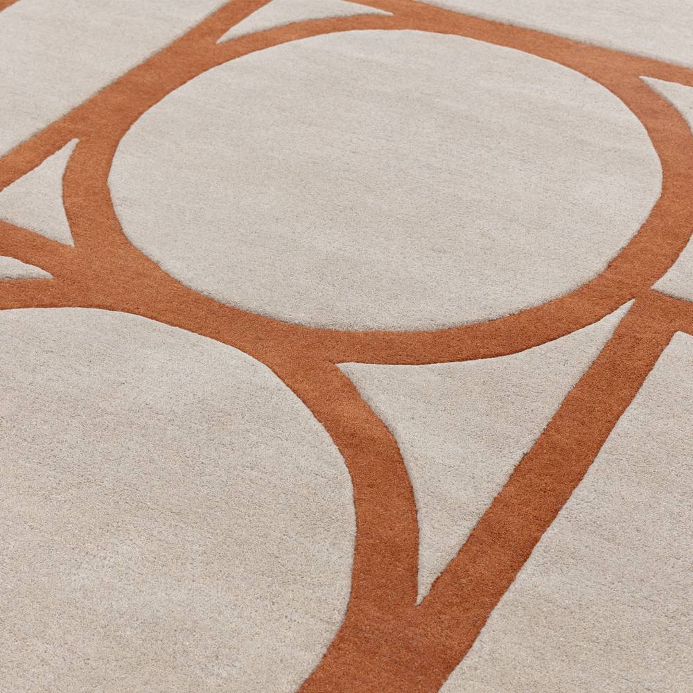 Metro  160x230cm Rust Rug