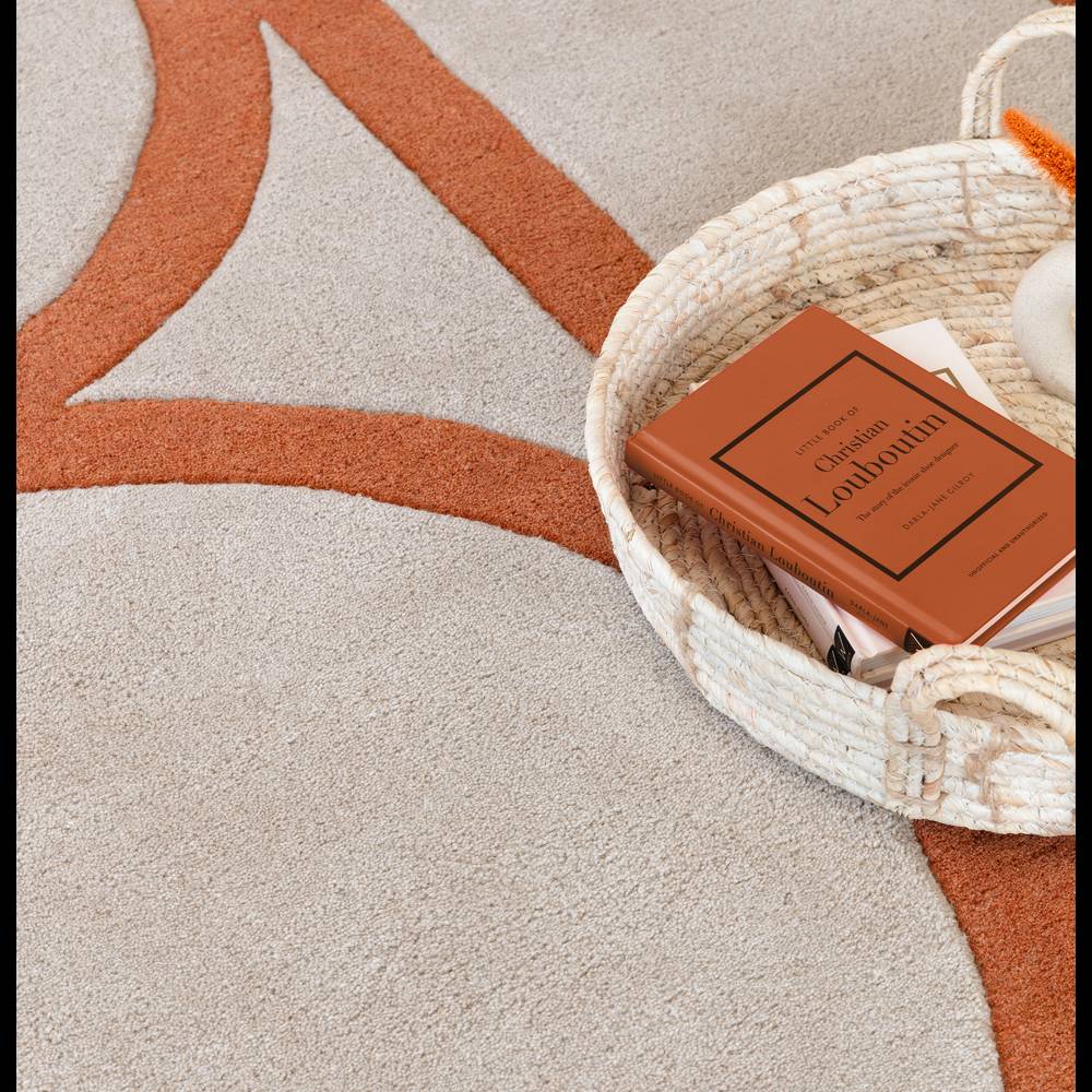 Metro  120x170cm Rust Rug