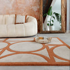 Metro  120x170cm Rust Rug