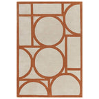 Metro  160x230cm Rust Rug