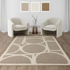 Metro  120x170cm Taupe Rug