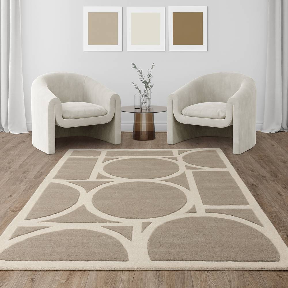 Metro  160x230cm Taupe Rug