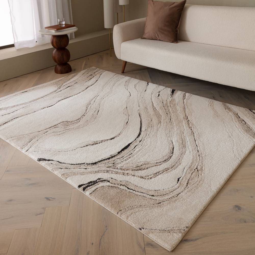 Mirage 120x170cm Quartz Biege Rug