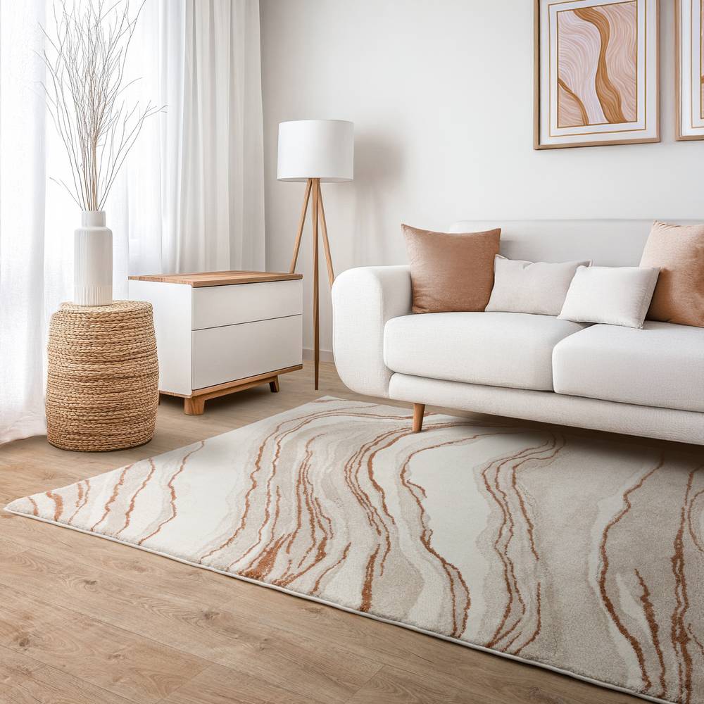 Mirage 120x170cm Quartz Terra Rug