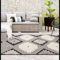 Monty 080x150cm MN01 Black/Cream Tribal Rug