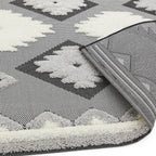 Monty 120x170cm MN01 Black/Cream Tribal Rug