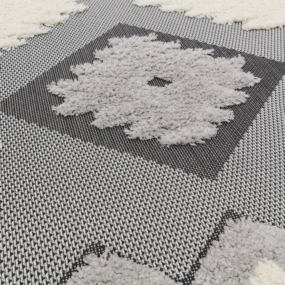 Monty 080x150cm MN01 Black/Cream Tribal Rug